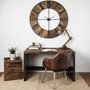 67899 - Orwell 52L x 28W Brown Wood Top Metal Cladded Frame Office Desk