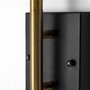 68287 - Tremont I 23"L x 5.25"W x 17.5"H Black/Gold Metal Conical Shade Wall Sconce
