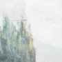 68352 - Solitude 72x30 Canoe on the Lake Original Hand Painted on Wood Oil Painting
