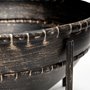68251 - Cauldron (Set of 2) Brown Metal Bowls