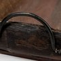 68149 - Durone (Set of 2) Brown Wooden Live Edge Serving Trays