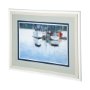 12605 - Dock Tight by Mercana Studio a Framed Art Print Matted under Glass