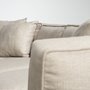 68183-AB - Denali IV 121" Beige Upholstered Wooden Frame Left Four Seater Sectional