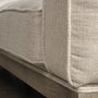 68183-AB - Denali IV 121" Beige Upholstered Wooden Frame Left Four Seater Sectional