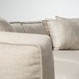 68182-AB - Denali III Beige Upholstered Wooden Frame Sectional