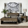 101007-S - Of Time and The River I by Mercana Studio a Hand Embellished Textured Canvas