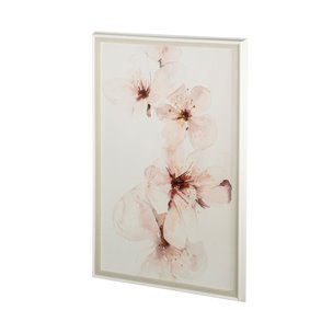 Watercolor Blossoms III by PI Studio a Hand Embellished Textured Framed Art Print Matted under Glass