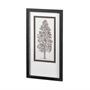 12910 - Pacific North West Tree Sketch III Melissa Wang Hand Embellished Framed Art Print Matted under Glass