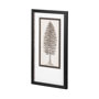 12911 - Pacific North West Tree Sketch II Melissa Wang Hand Embellished Framed Art Print Matted under Glass