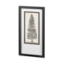 12912 - Pacific North West Tree Sketch I by Melissa Wang Hand Embellished Framed Art Print Matted under Glas