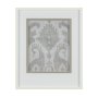 12926 - Shadow Ikat V by Chariklia Zarris a Hand Embellished Textured Framed Art Print Matted under Glass