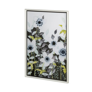 Night Foliage I by Grace Popp a Hand Embellished Textured Framed Art Print Matted under Glass