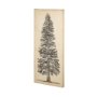 101430-L - Pacific North West Tree Sketch I by Melissa Wang a Hand Embellished Textured Canvas