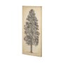 101432-L - Pacific North West Tree Sketch III by Melissa Wang a Hand Embellished Textured Canvas