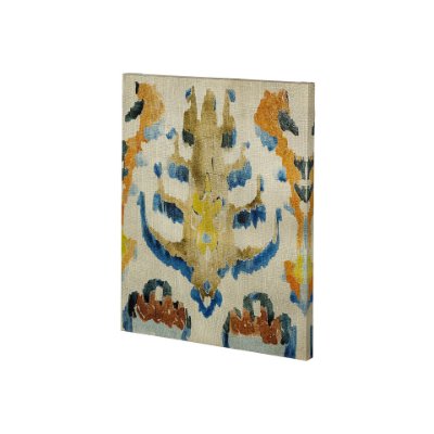 101435-S - Bohemian Ikat IV by Chariklia Zarris a Hand Embellished Textured Canvas