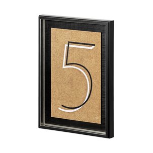 Value Collector 5 by Mercana Studio a Hand Embellished Textured Framed Art Print