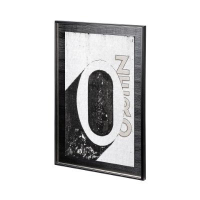 12939 - Value Collector 0 by Mercana Studio a Hand Embellished Textured Framed Art Print