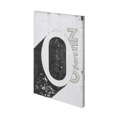 101438-L - Value Collector 0 by Alarm a Hand Embellished Textured Canvas