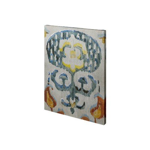 101433-S - Bohemian Ikat I by Chariklia Zarris a Hand Embellished Textured Canvas