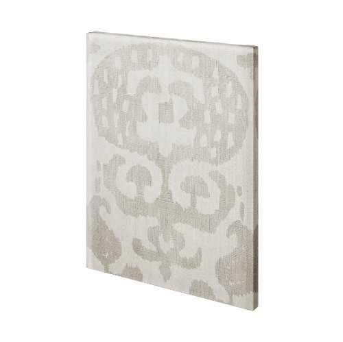 101452-L - Shadow Ikat I by Chariklia Zarris a Hand Embellished Textured Canvas