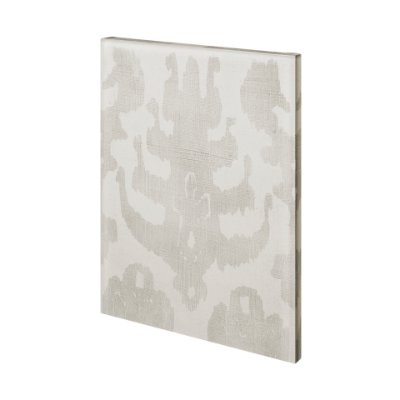 101455-L - Shadow Ikat IV by Chariklia Zarris a Hand Embellished Textured Canvas
