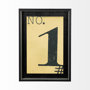 12940 - Value Collector 1 by Mercana Studio a Hand Embellished Textured Framed Art Print