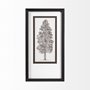 12910 - Pacific North West Tree Sketch III Melissa Wang Hand Embellished Framed Art Print Matted under Glass