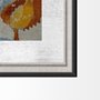12916 - Bohemian Ikat I by Chariklia Zarris a Hand Embellished Textured Framed Art Print Matted under Glass