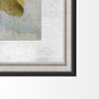 12921 - Bohemian Ikat VI by Chariklia Zarris a Hand Embellished Textured Framed Art Print Matted under Glass