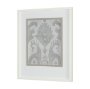 12926 - Shadow Ikat V by Chariklia Zarris a Hand Embellished Textured Framed Art Print Matted under Glass