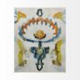 101437-L - Bohemian Ikat VI by Chariklia Zarris a Hand Embellished Textured Canvas