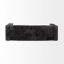 68092 - Stinson II 91" Black Leather Three Seater Sofa