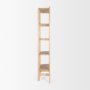 71003 - Taylin Light Brown Solid Wood Open Bookshelf