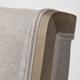 68193 - Tenton II Grey Fabric Seat Brown Wood Frame Dining Chair