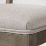 68193 - Tenton II Grey Fabric Seat Brown Wood Frame Dining Chair