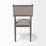 68193 - Tenton II Grey Fabric Seat Brown Wood Frame Dining Chair