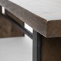 68242 - Ledger I 70L x 17W Brown Live-Edge Wooden Dining Bench 