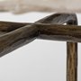 68245-AB - Pinera III 49L x 17W White Marble Top Gold-Toned Iron Base Console Table