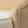 68142 - Monmouth 30.5" Seat Height Cream/Beige Fabric Seat Brown Wood Frame Bar Stool