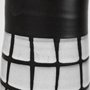 68103 - Luanda Large Black/White Large Ceramic Vase 