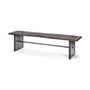 68242 - Ledger I 70L x 17W Brown Live-Edge Wooden Dining Bench 