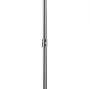 67140 - Anna (26"x14") Hanging Gun-Metal w/ Clear Glass Rods Six Bulb Chandelier 