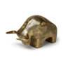 68409 - Tauro I 9L x 4W Gold Cast Aluminum Raging Bull