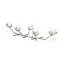 68415 - Vine I Distressed Silver Metal Creeper Five Candle Table Candle Holder