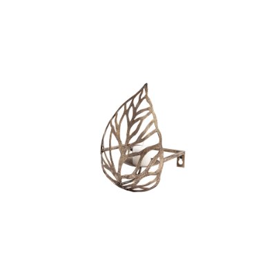 68436 - Lana I Single Champagne Toned Wall Candle Holder