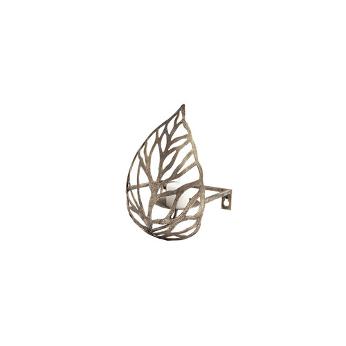 68436 - Lana I Single Champagne Toned Wall Candle Holder