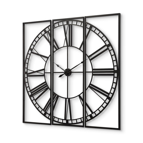 68522 - Norwood 60" Square Oversized+ Industrial Wall Clock
