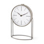 68520 - Aurus Matte Gray Metal Table Clock