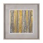 12962 - Aspen Trees 3 by Jamie Cook a Hand Embelished Textured Framed Photo Art Print Matted under Glass