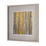 12962 - Aspen Trees 3 by Jamie Cook a Hand Embelished Textured Framed Photo Art Print Matted under Glass